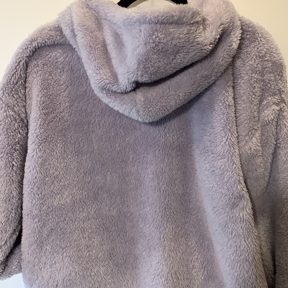 Lukka-lux lavender fleece hooded pullover - Picture 3 of 3